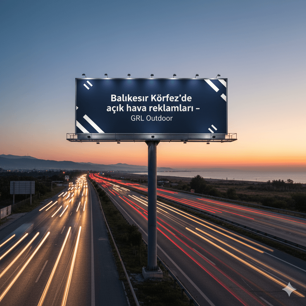 Edremit Balıkesir Çanakkale Billboard Reklam Panoları - Standart Mega-light Dev Tabela
