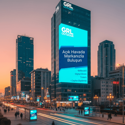 Edremit Balıkesir Çanakkale Bina Cephe Giydirme Vinil Mesh Branda Reklam