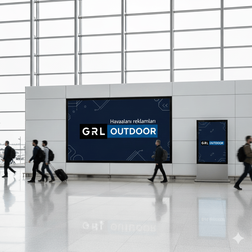 Balıkesir Edremit Havaalanı Reklamları Terminal İç Dış Hat Panoları